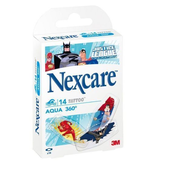 Pansements 3M Nexcare Protect Aqua 360 Justice League à 4 51