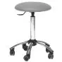 Tabouret médical sur roulettes avec piètement chromé ClediMed 