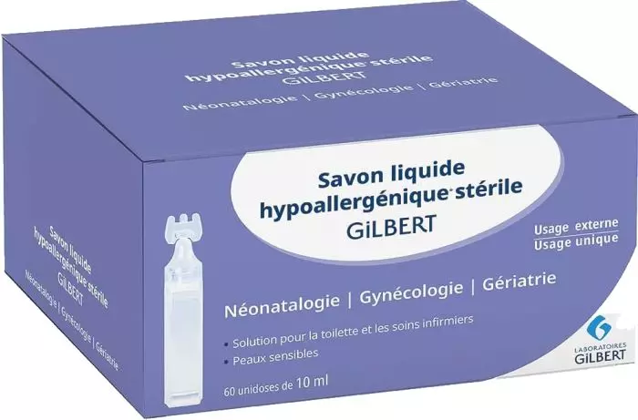 Savon liquide hypoallergénique stérile - 60 x 10 ml