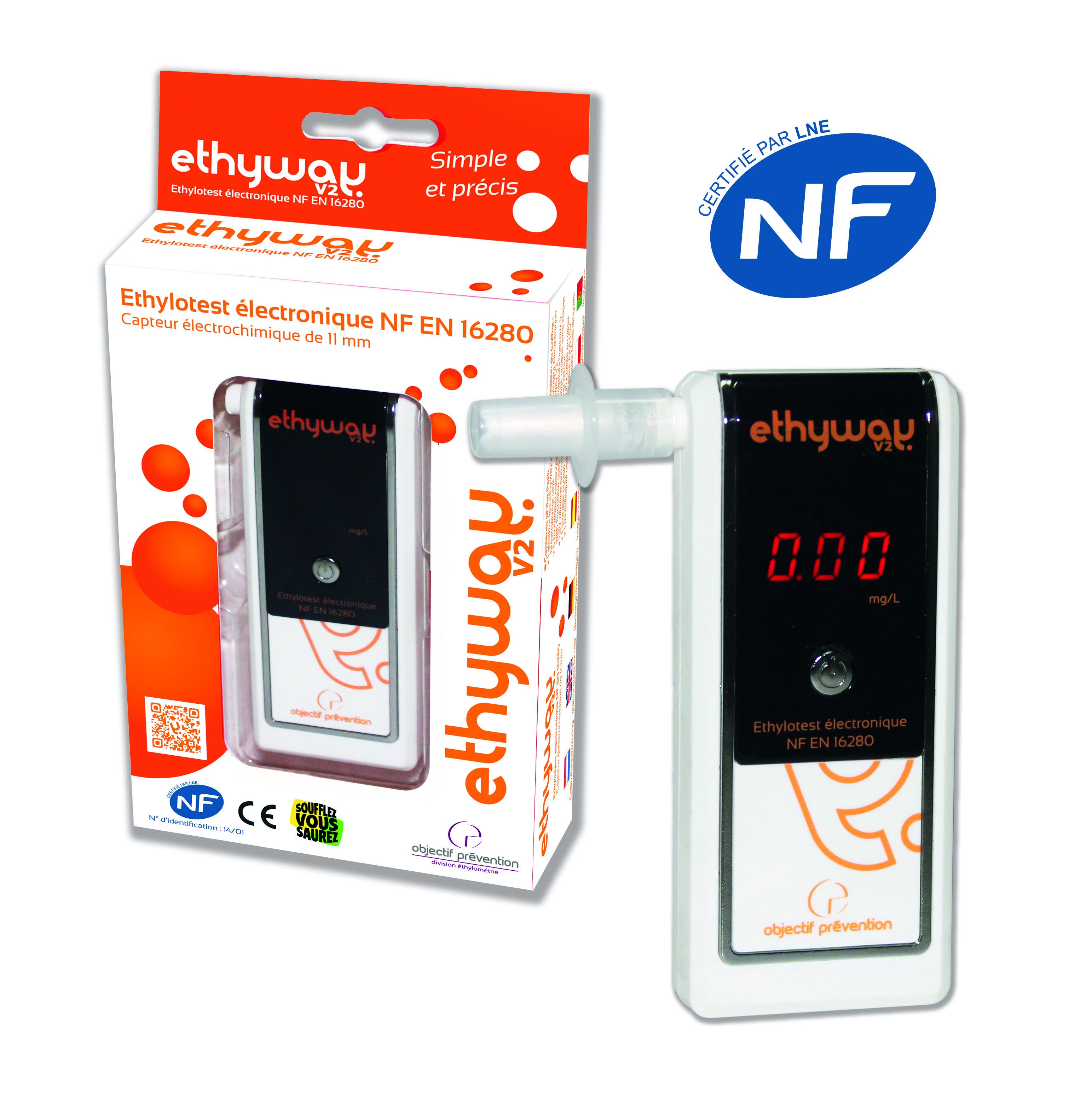 Ethylotest Electronique Nf pas cher - Achat neuf et occasion