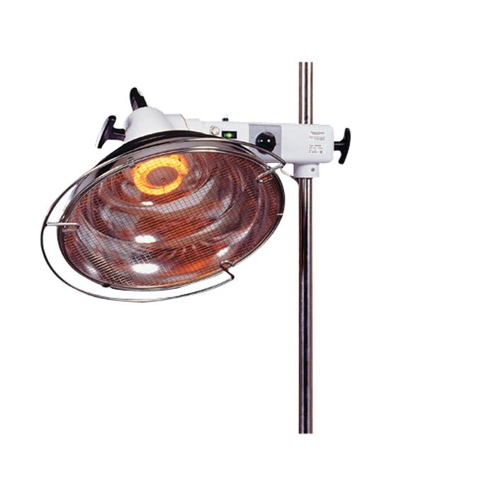 Lampe chauffante à infrarouge 300W/600W, pour le chauffage, la  physiothérapie, alliage al-mg