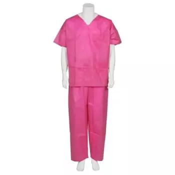 Pyjama de bloc rose Abena (carton de 50)
