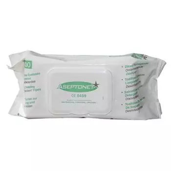 Lingettes de désinfection épaisses Aseptonet (sachet de 100)