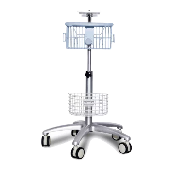 Pied à roulettes et plateau pour cardiotocographe Comen C11