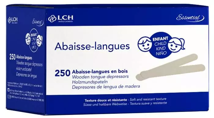 Abaisse-langues en bois Enfants (boîte de 250)