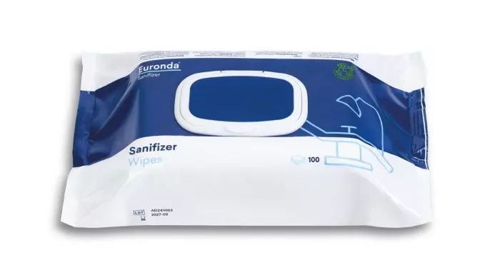 Lingettes désinfectantes Sanifizer Wipes (paquet de 100)