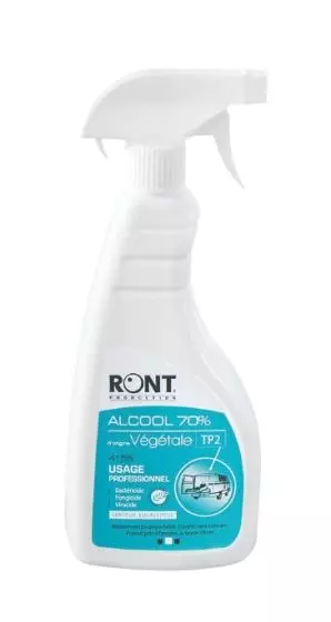 Spray désinfectant professionnel Ront - Alcool 70% d'origine végétal