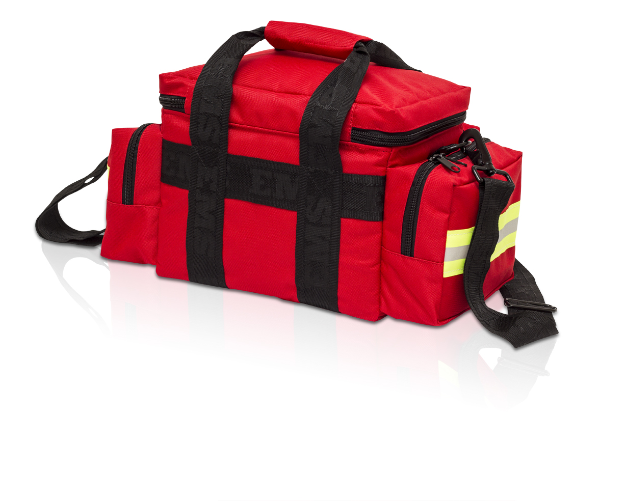 ELITE BAGS, Sac pour premier secours, Sac pour matériel d'urgence,  Imperméable, Ultra léger, Rouge