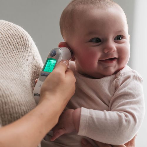 Thermomètre Frontal et Auriculaire infrarouge pour Bébé, enfant et