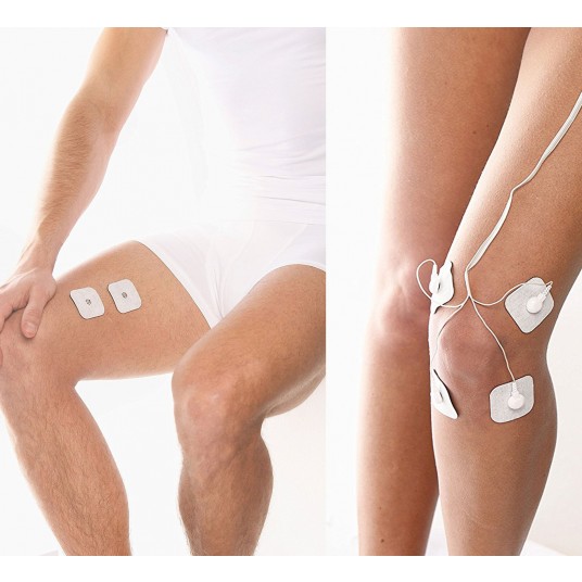 électrostimulateur à 4 électrodes Massage électro-stimulation  Electrostimulation